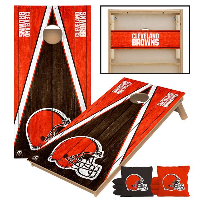 Cleveland Browns  Official Tournament Premium 2X4 Cornhole Game Set  