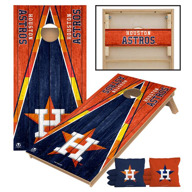 Houston Astros Official Tournament Premium 2X4 Cornhole Game Set  