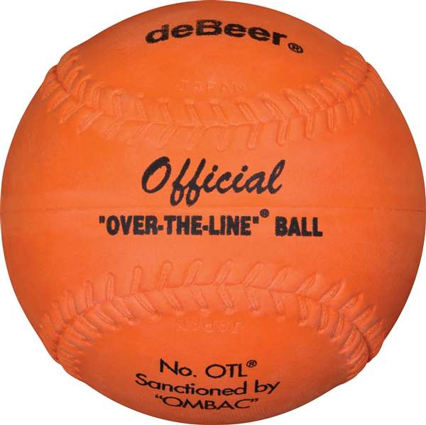 Debeer 12" Orange Over The Line Softball (Otl) Softballs (1 DOZEN) 