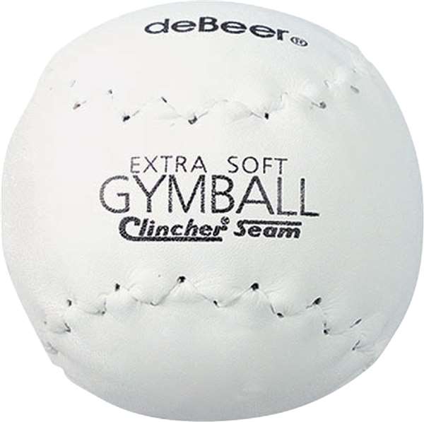 Debeer 16" White Softie Gymball Clincher (Xf16) Softballs (1 DOZEN) 