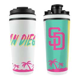 San Diego Padres City Connect 26oz 4D Stainless Steel Ice Shaker 