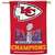 Kansas City Chiefs Super Bowl LVIII Champions Vertical Banner 28X40 in.