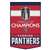 Florida Panthers 2024 Stanley Cup Champions Wool Banner 24X38 in. 