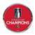 Florida Panthers 2024 Stanley Cup Champions Chrome Metal Domed Emblem (3 Pack) 