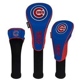 Chicago Cubs Golf Club Headcover Set of 3 (Driver,Fairway,Hybrid) 