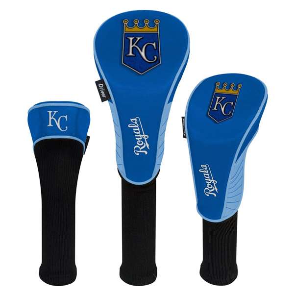 Kansas City Royals Golf Club Headcover Set of 3 (Driver,Fairway,Hybrid) 