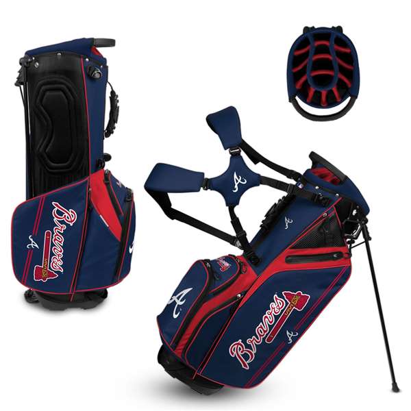 Atlanta Braves Caddy Stand Golf Bag 