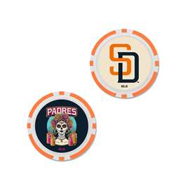 San Diego Padres 2026 City Connect Poker Chip - Golf Ball Marker Set of 4