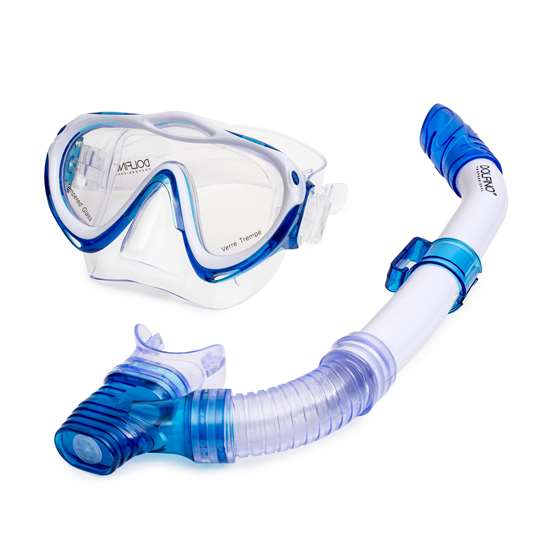 Aqua Pro MANTA PRO Mask-Snorkel Set BLWH  