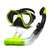 Aqua Pro GEMINI Mask-Snorkel Adult YLBK  