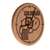 University of Colorado 13 inch Solid Wood Engraved Clock