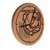 Louisiana Tech University 13 inch Solid Wood Engraved Clock