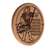 University of Montana 13 inch Solid Wood Engraved Clock