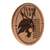 Texas State University 13 inch Solid Wood Engraved Clock