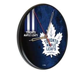 Toronto Maple Leafs 13 inch Solid Wood Clock
