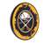 Buffalo  Sabres 13 inch Solid Wood Clock