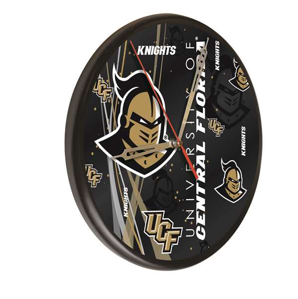 University of Central Florida 13 inch Solid Wood Clock