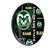 Colorado State University 13 inch Solid Wood Clock