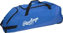 Rawlings Workhorse Wheeled Equipment Bag ROYAL