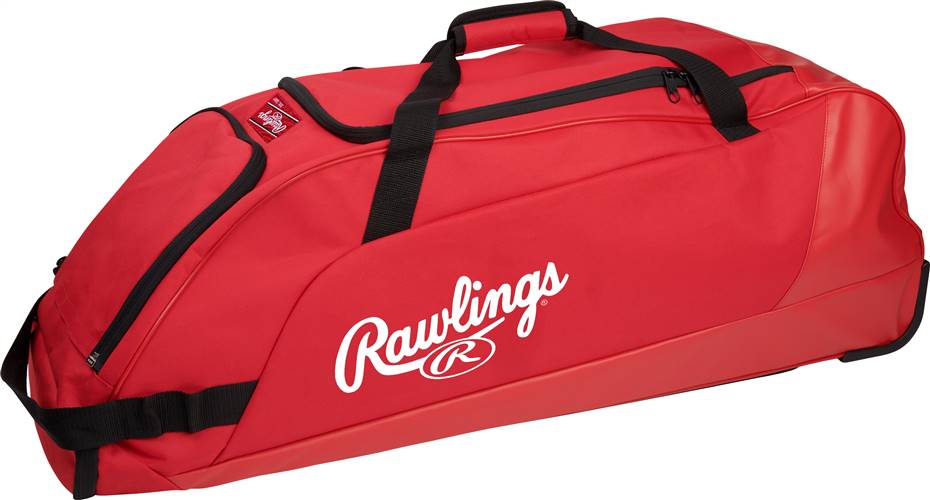 Rawlings Workhorse Wheeled Bag (P-WHWB23) Scarlet 