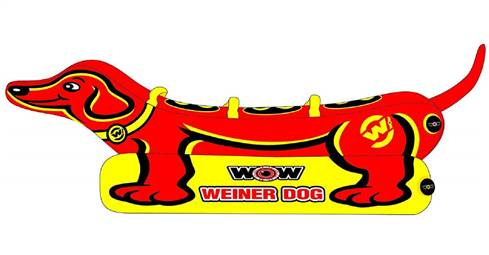 WOW Watersports Weiner Dog 3 Towable Towable Lake Float  
