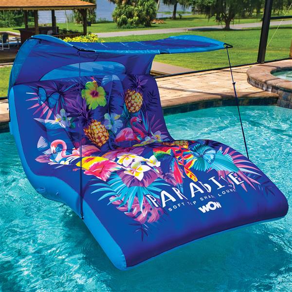 WOW Watersports Paradise Lounge w/Canopy 2-Person  