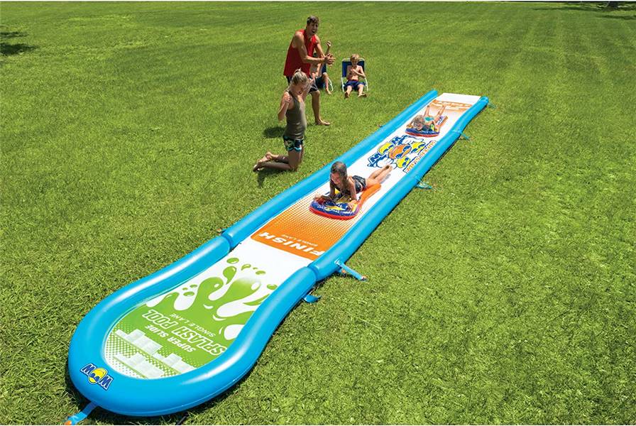 WOW Sports Giant Backyard Lawn Slides  