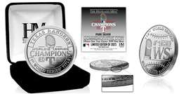 Texas Rangers 2023 World Series Champions 1oz .999 Fine Silver Coin    