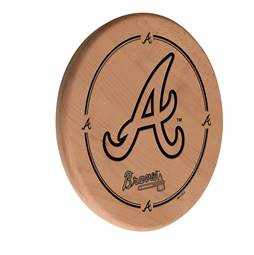 Atlanta Braves Laser Engraved Solid Wood Sign