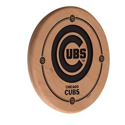 Chicago Cubs Laser Engraved Solid Wood Sign