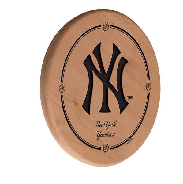 New York Yankees Laser Engraved Solid Wood Sign