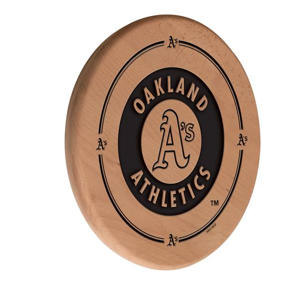 Oakland Athletics Laser Engraved Solid Wood Sign