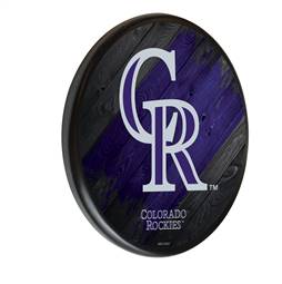 Colorado Rockies Solid Wood Sign