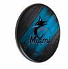 Miami Marlins Solid Wood Sign