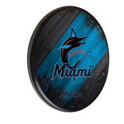 Miami Marlins Solid Wood Sign