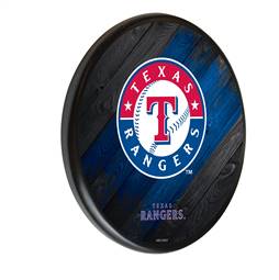 Texas Rangers Solid Wood Sign