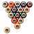 Auburn University Billiard Ball Set  