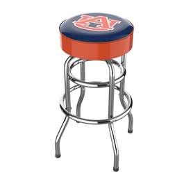 Auburn Tigers Chrome Bar Stool  