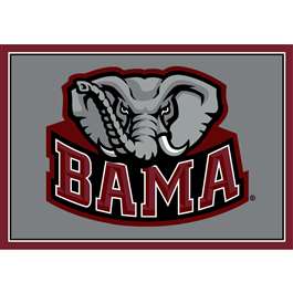 Alabama Crimson Tide 4x6 Spirit Rug 