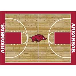 Arkansas Razorbacks 4x6 Courtside Rug 