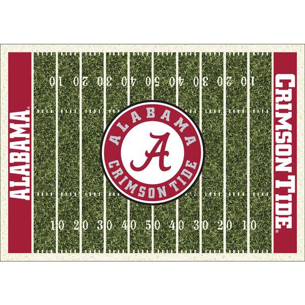 Alabama Crimson Tide 6x8 Homefield Rug 