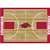 Arkansas Razorbacks 6x8 Courtside Rug 