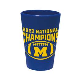 Michigan Wolverines 2023-24 CFP National Champions 1.5oz. Silicone Shot Glass (6 Pack)