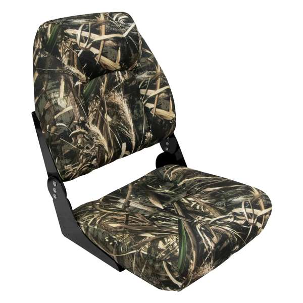 Wise 3058 Husky Pro High Back Fishing Seat - Camo Edition - Mossy Oak Break Up Country  