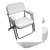 Wise 3316 Boaters Value Folding Deck Chair - White  