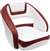 Wise Hurley LE Bucket Seat with Flip Up Bolster, Brite White / Dark Red   