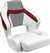 Wise 3338 Baja XL Bucket Seat w/ Flip Up Bolster - Brite White / Grey / Dark Red  