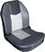 Wise 3340 Quantum Series High Back Boat Seat - Jazz Black / Marble / Charcoal  