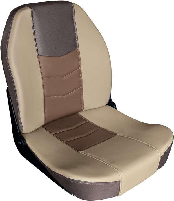 Wise 3340 Quantum Series High Back Boat Seat - Meteor / French Roast / Neutral  