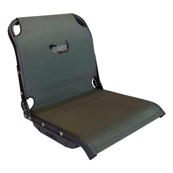 Wise 3374 AeroX Cool-Ride Mesh Mid Back Boat Seat - Outdoors Edition - Green  